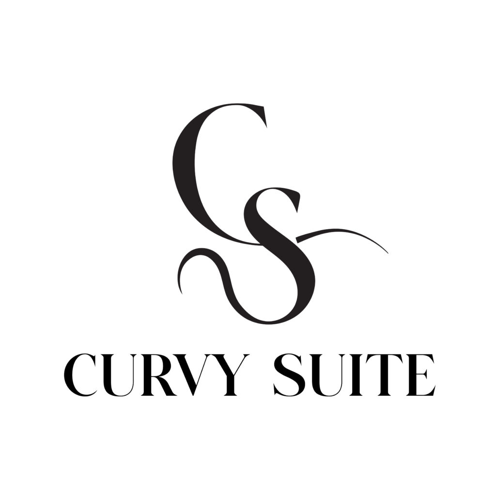 Elegant logo with intertwined 'C' and 'S' for Curvy Suite.